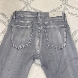IRO Ajusté skinny mid-rise jeans light grey